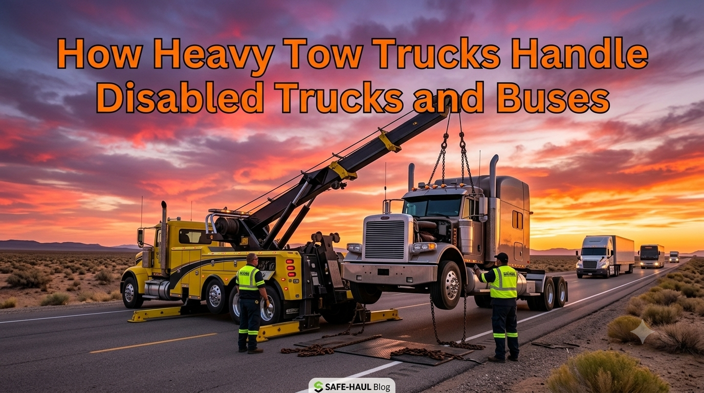 How Heavy Tow Trucks Handle Disabled Trucks and Buses