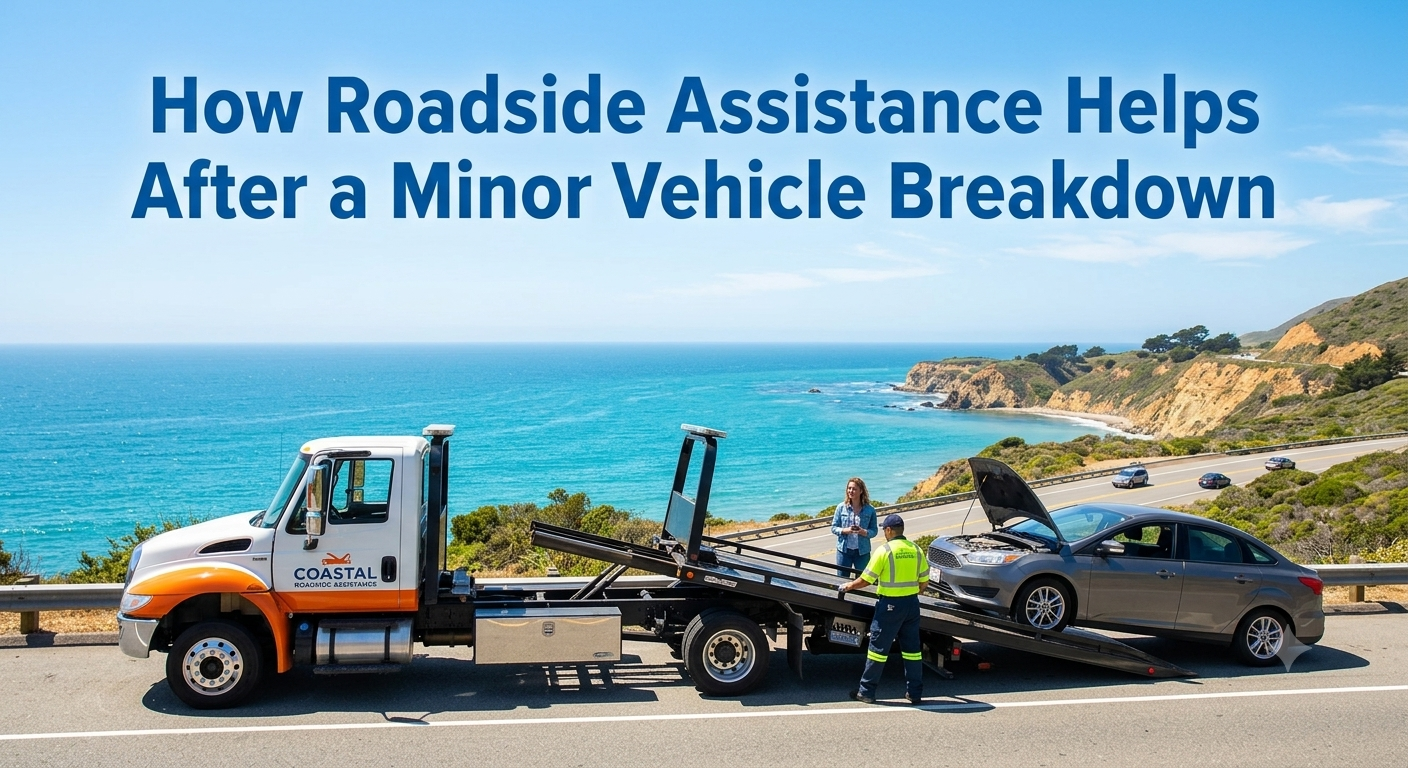 How Roadside Assistance Helps After a Minor Vehicle Breakdown