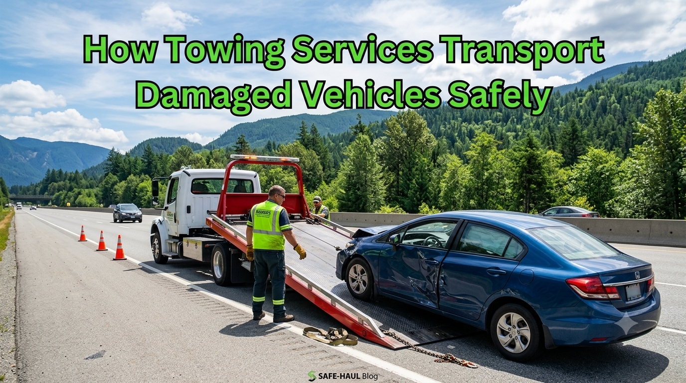 How Towing Services Transport Damaged Vehicles Safely