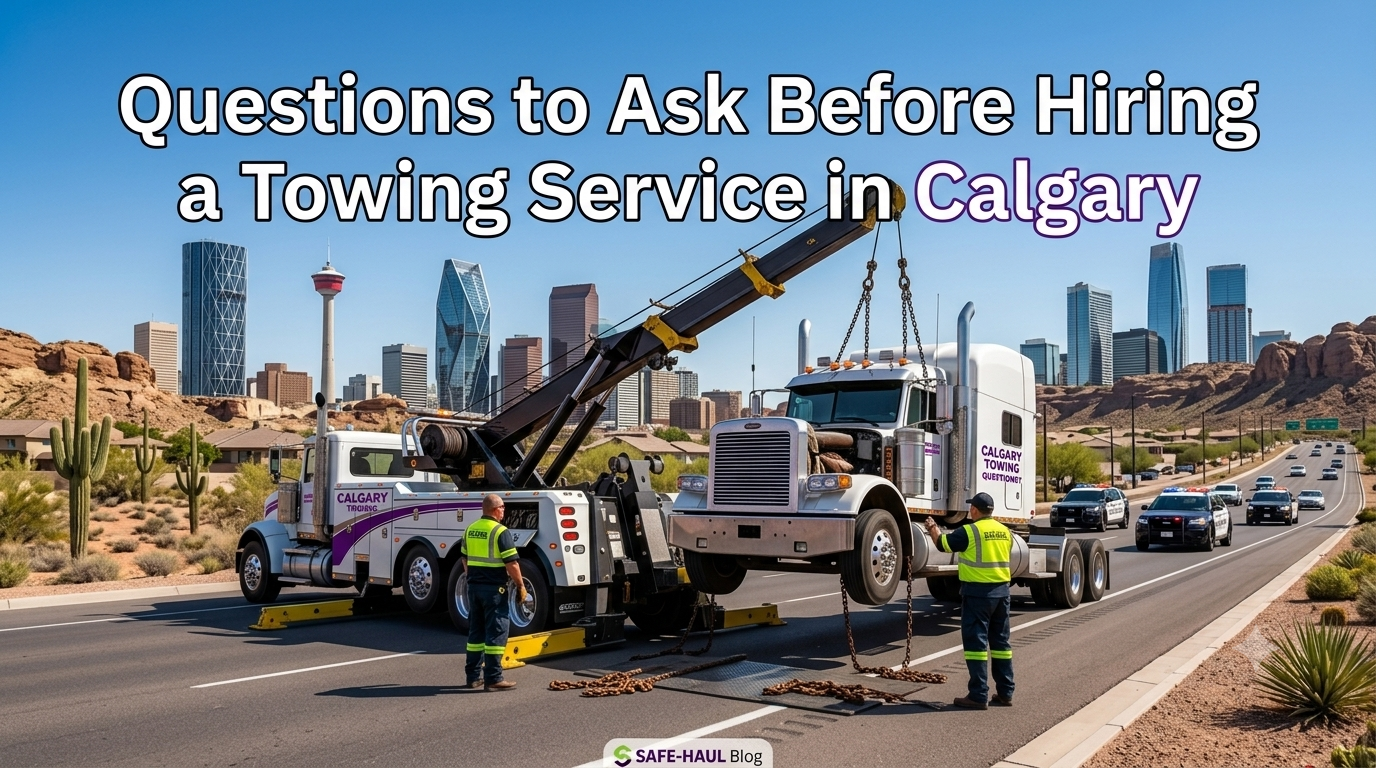 Questions to Ask Before Hiring a Towing Service in Calgary